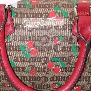 Cherry juicy couture bowler bag